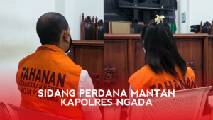 Sidang Perdana Mantan Kapolres Ngada dan Fani