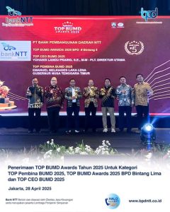 BANK NTT RAIH PENGHARGAAN BERGENGSI DI AJANG TOP BUMD AWARDS 2025