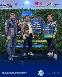 Komitmen terhadap Tanggung Jawab sosial, Bank NTT Raih Penghargaan The 7th Indonesia Best CSR Awards 2025