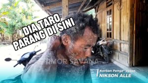 Nikson Alle Nyaris Tewas Ditebas Parang, Pelaku Ancam “Hari Ini Kau Mati”