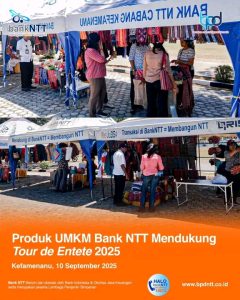 UMKM Lokal Warnai titik etape Tour de Entete 2025