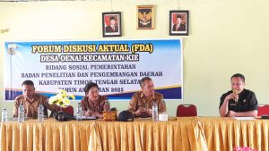 Balitbangda TTS Gelar Forum Diskusi Aktual di Oenai Melalui Pokir Ketua Komisi I DPRD